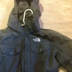 The North Face women’s black belted jacket size M like new condition